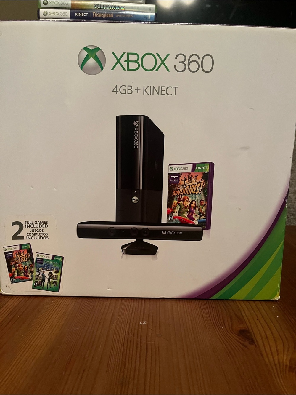 360 4GB Console with Kinect Sensor - Black